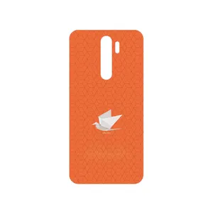 MAHOOT Minimalist origami bird Cover Sticker for Xiaomi Redmi Note 8 Pro