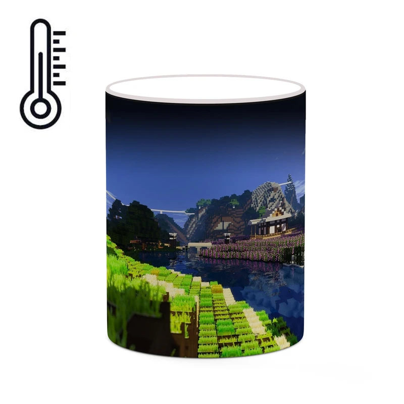 ماگ حرارتی کاکتی طرح ماینکرافت minecraft مدل mgh41338