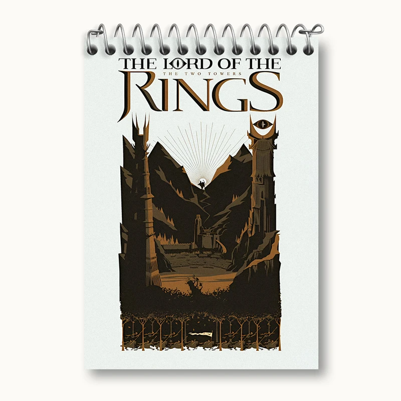 دفتر یادداشت 50 برگ خندالو طرح ارباب حلقه ها (Lord of the Rings)  کد N2653