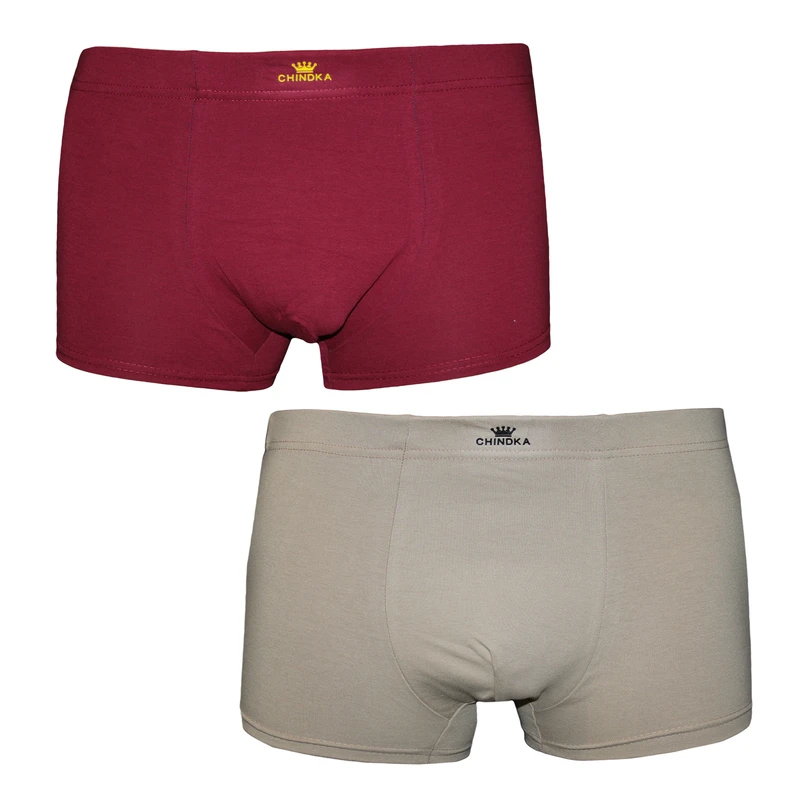 شورت نیم پا مردانه چیندکا مدل پنبه لاکرا کد 101 مجموعه 2 عددی