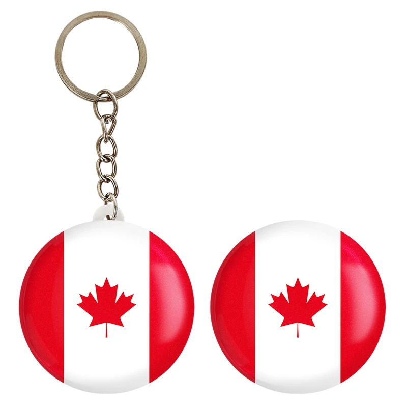 پیکسل خندالو مدل پرچم کانادا کد 20599 به همراه جاکلیدی