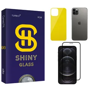 Atouchbo Shiny Screen Protector For apple 12 pro With Back Protector