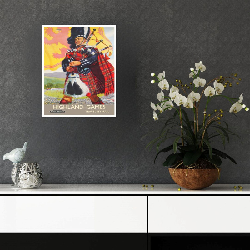 پوستر مدل سفر اسکاتلند 