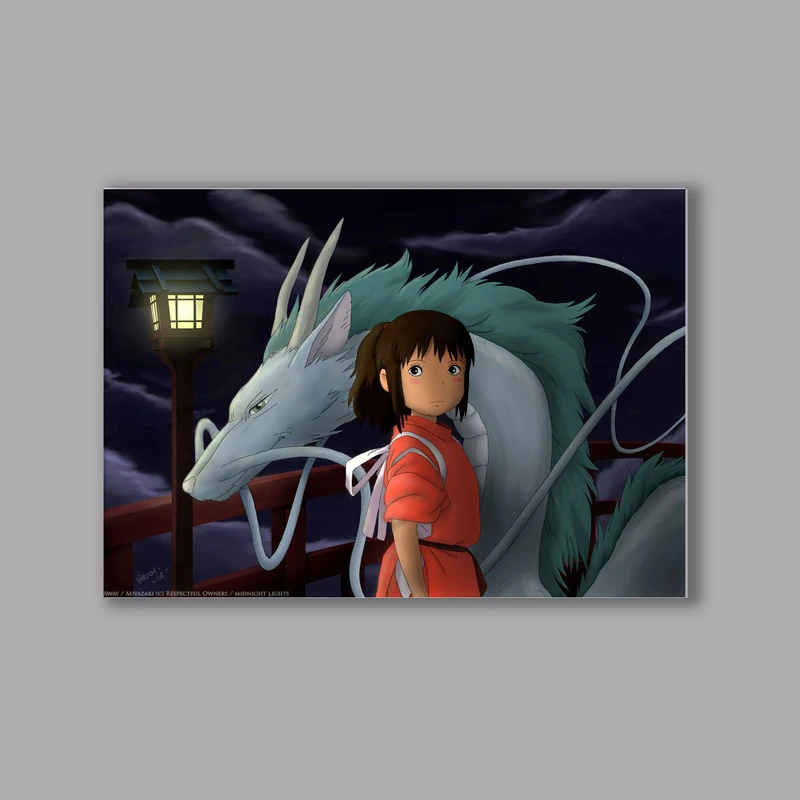 تابلو شاسی مدل انیمه شهر اشباح کد LA-10421