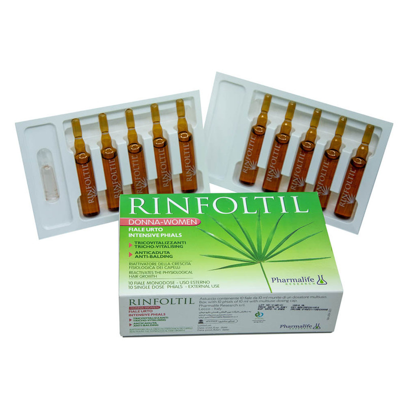 محلول تقویت کننده مو رینفولتیل مدل Intensive Phials حجم 10 میلی لیتر بسته 10 عددی