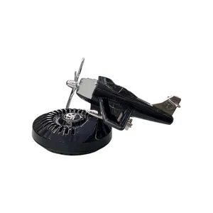 خوشبو کننده رو داشبوردی خودرو سولار مدل هواپیمای دریفتی کد BLK