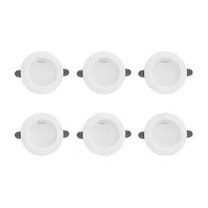 پنل سقفی ال ای دی 5 وات نمانور مدل توکار بسته 6 عددی