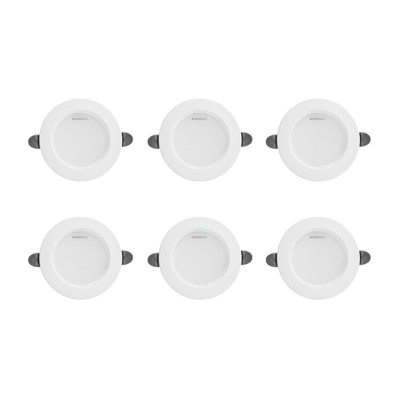 پنل سقفی ال ای دی 5 وات نمانور مدل توکار بسته 6 عددی