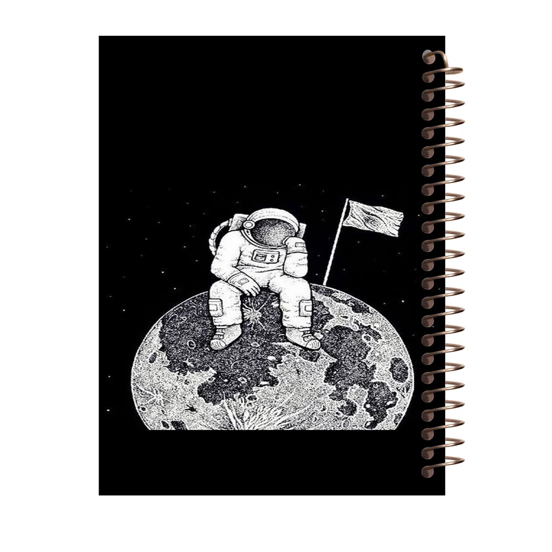 دفتر مشق 100 برگ طرح فضانورد کد H560