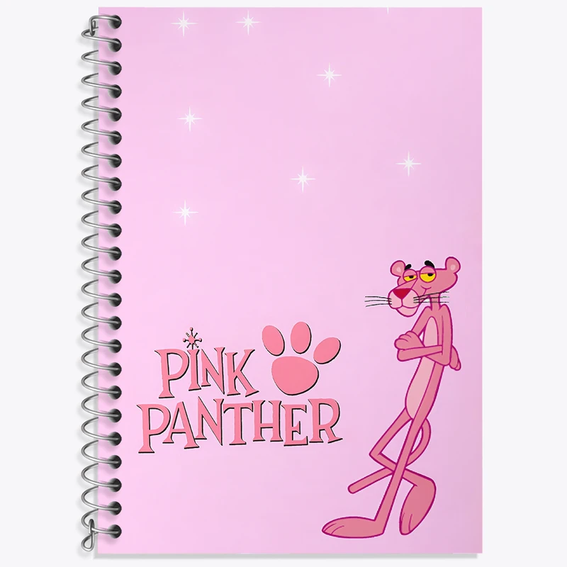 دفتر نت موسیقی 50 برگ خندالو طرح پلنگ صورتی کد N2499