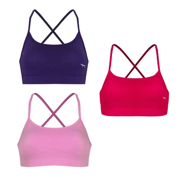 نیم تنه ورزشی زنانه مدل 3H مجموعه ۳ عددی