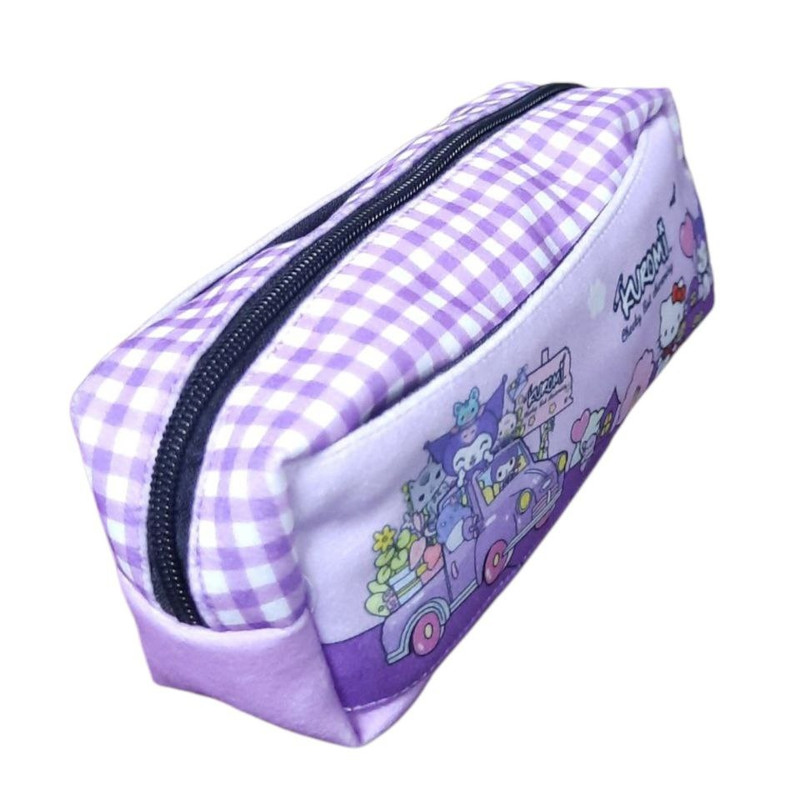 جامدادی مدل سه زیپ طرح کرومی و کیتی کد mn012