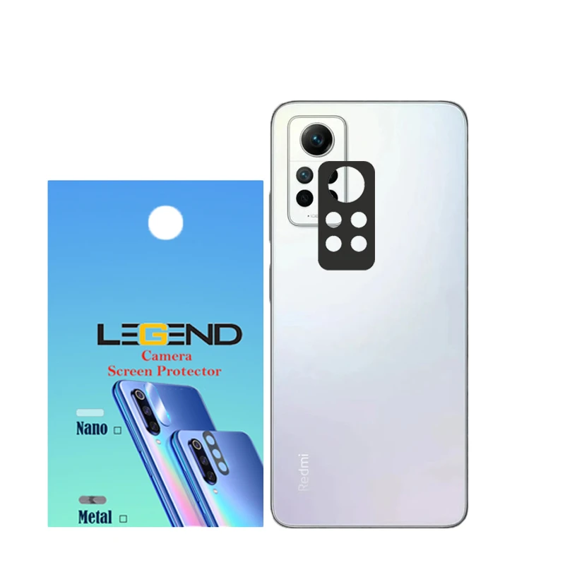 محافظ لنز دوربین لجند مدل فلزی مناسب برای گوشی موبایل شیائومی Note 12 Pro 4G