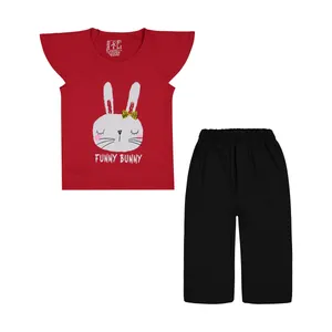 ست تاپ و شلوار دخترانه سون پون مدل 1391729-72