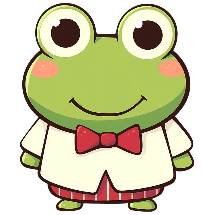 استیکر پارچه و لباس پاد آفرین مدل قورباغه کد DKST466