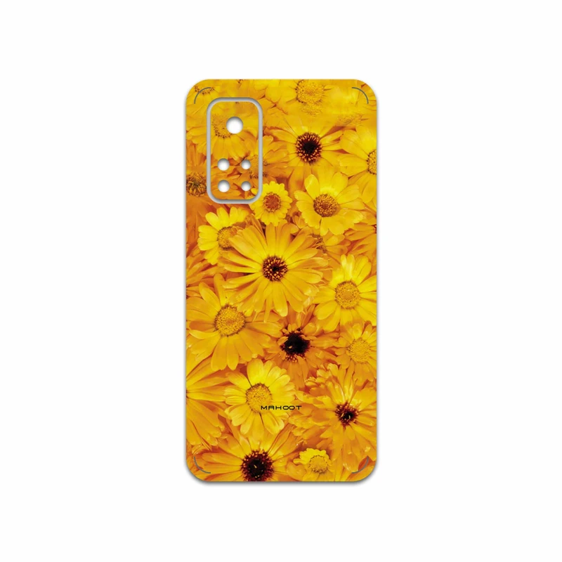 برچسب پوششی ماهوت مدل Yellow-Flower مناسب برای گوشی موبایل شیائومی Mi 10T Pro 5G