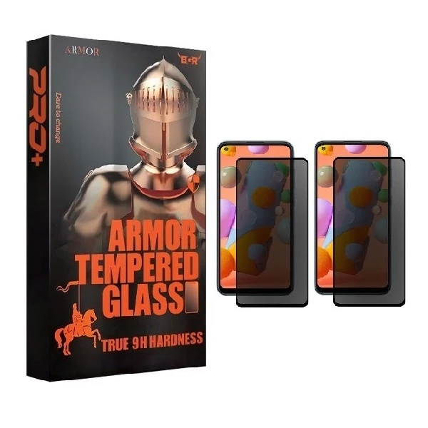 محافظ صفحه نمایش حریم شخصی آرمور مدل FGG مناسب برای گوشی موبایل شیائومی Redmi 9 بسته 2 عددی