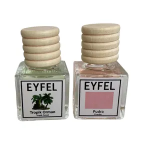 خوشبوکننده هوای خودرو ایفل مدل پودر و جنگل استوایی کد Powder-Tropic Forest حجم 10 میلی‌لیتر بسته 2 عددی