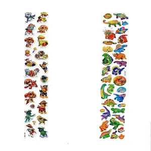 استیکر کودک طرح دایناسور و سگ نگهبان کد TT111 مجموعه 2 عددی 