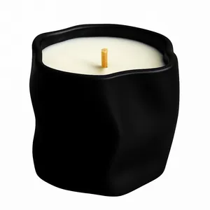 شمع لیوانی معطر مدل ۰۱ با رایحه وانیل زمان اتمام ۱۹ ساعت