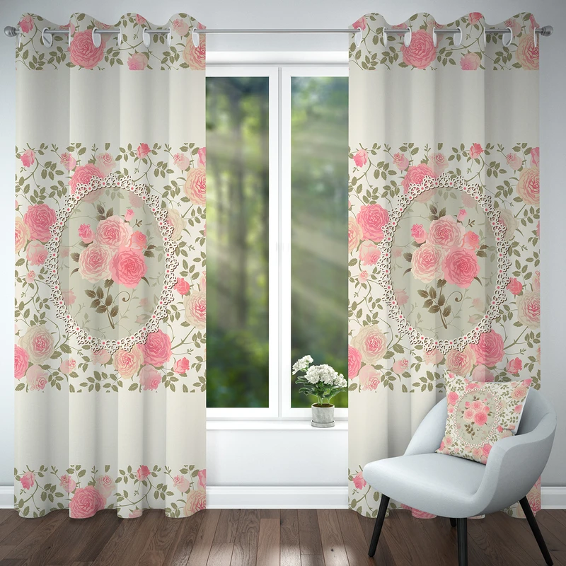 پرده مدل هازان کد 4276 سایز 140x280 سانتی متر