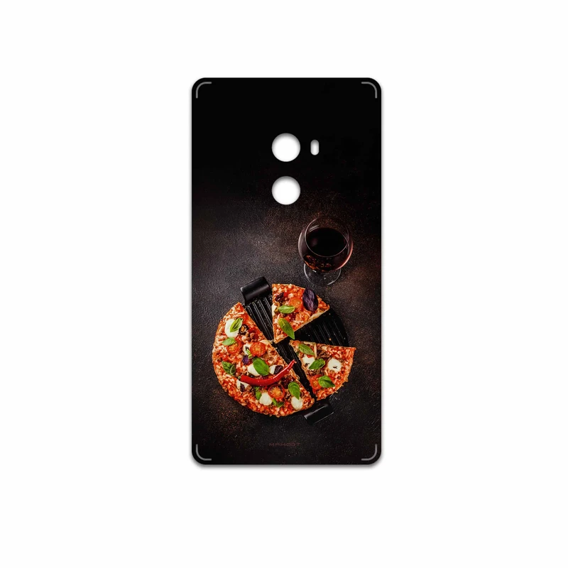 برچسب پوششی ماهوت مدل Pizza مناسب برای گوشی موبایل شیائومی Mi Mix 2