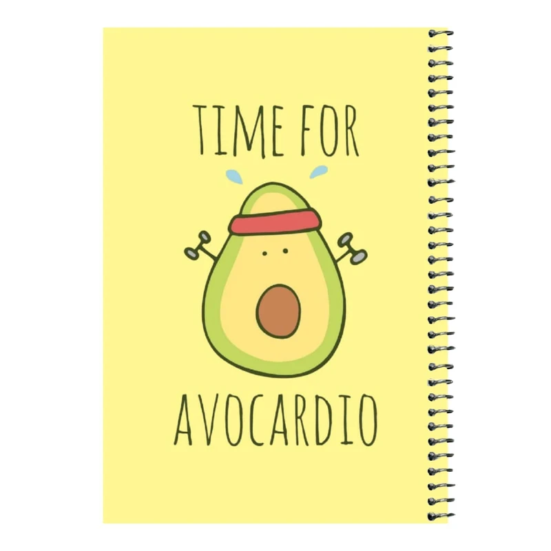 دفتر مشق 80 برگ اس جی طرح آووکادو