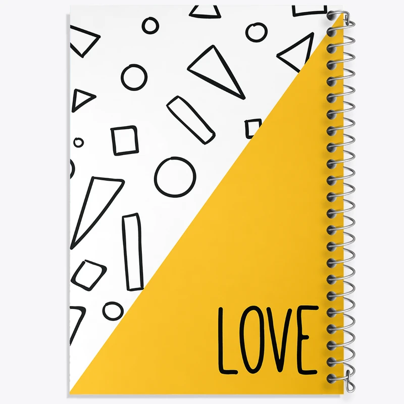 دفتر نقاشی 50 برگ خندالو طرح Love کد N262