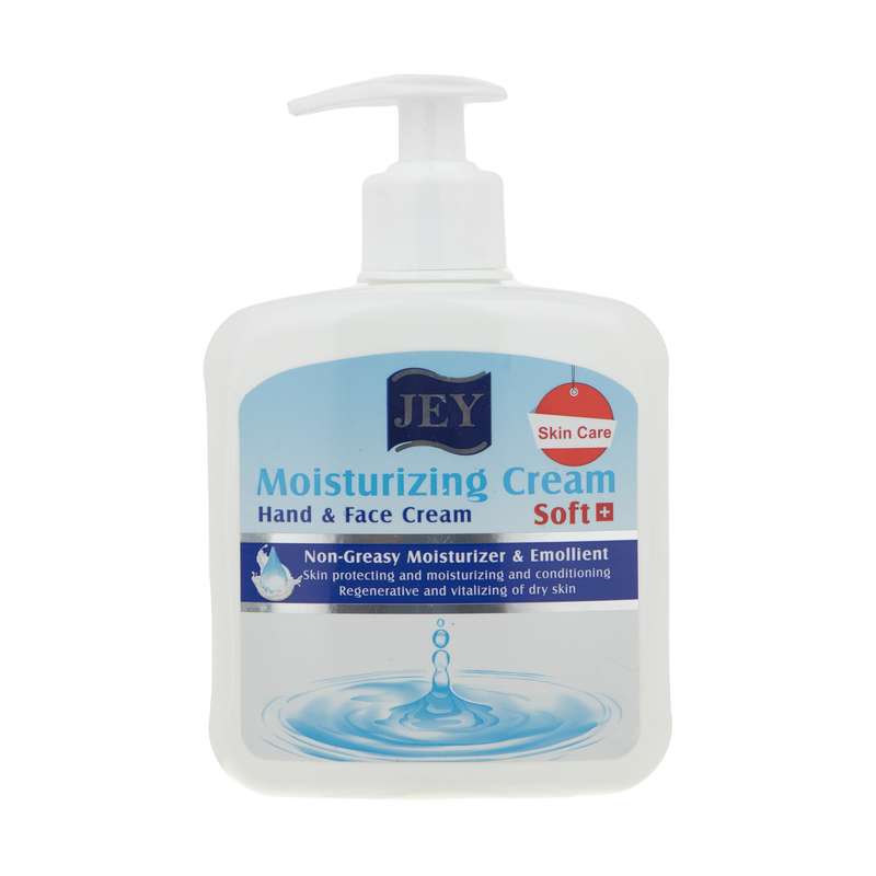 کرم نرم‌کننده و مرطوب‌کننده دست و صورت جی مدل Soft مناسب پوست‌های خشک حجم 450 میلی‌لیتر