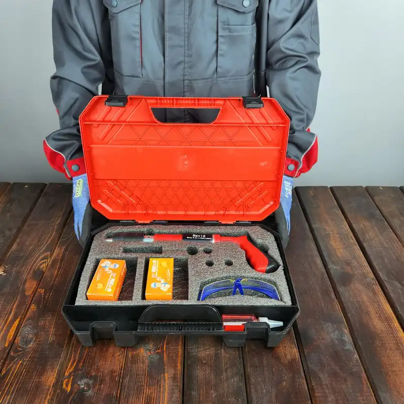 تفنگ میخ کوب صنعتی کد 140 مجموعه 5 عددی