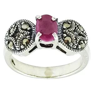 انگشتر نقره زنانه سلین کالا مدل یاقوت ce-As325