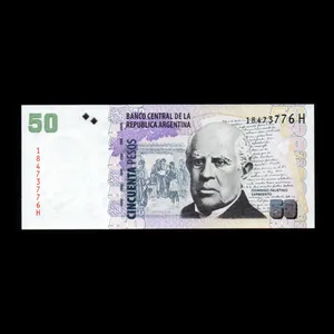 اسکناس تزئینی طرح کشور آرژانتین مدل 50 پزو