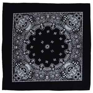 دستمال سر و گردن طرح اسکلت  کد 12