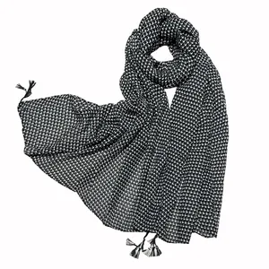 شال زنانه مدل پلیسه بهاره کد F 5038