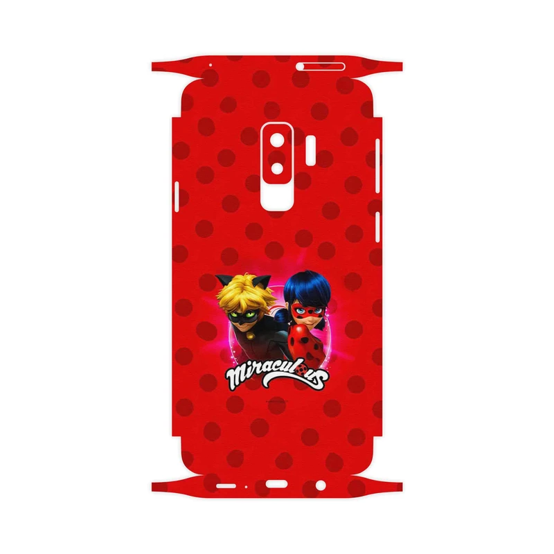 برچسب پوششی ماهوت مدل Ladybug and Cat Noir-FullSkin مناسب برای گوشی موبایل سامسونگ Galaxy S9 Plus