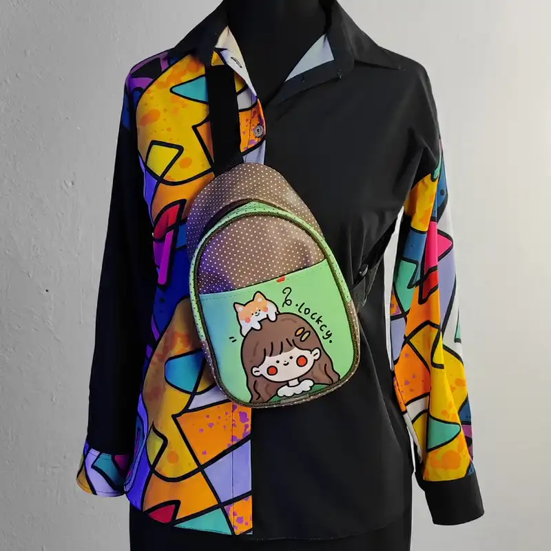 کیف کراس بادی مدل دختر و گربه کد BDEG016