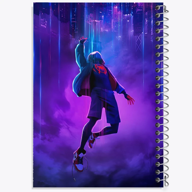 دفتر ژورنال نویسی 50 برگ خندالو مدل نقطه ای طرح مرد عنکبوتی (Spider Man) کد F5289