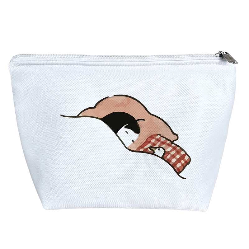 کیف لوازم آرایش دخترانه خندالو مدل خوابیده کد 9248