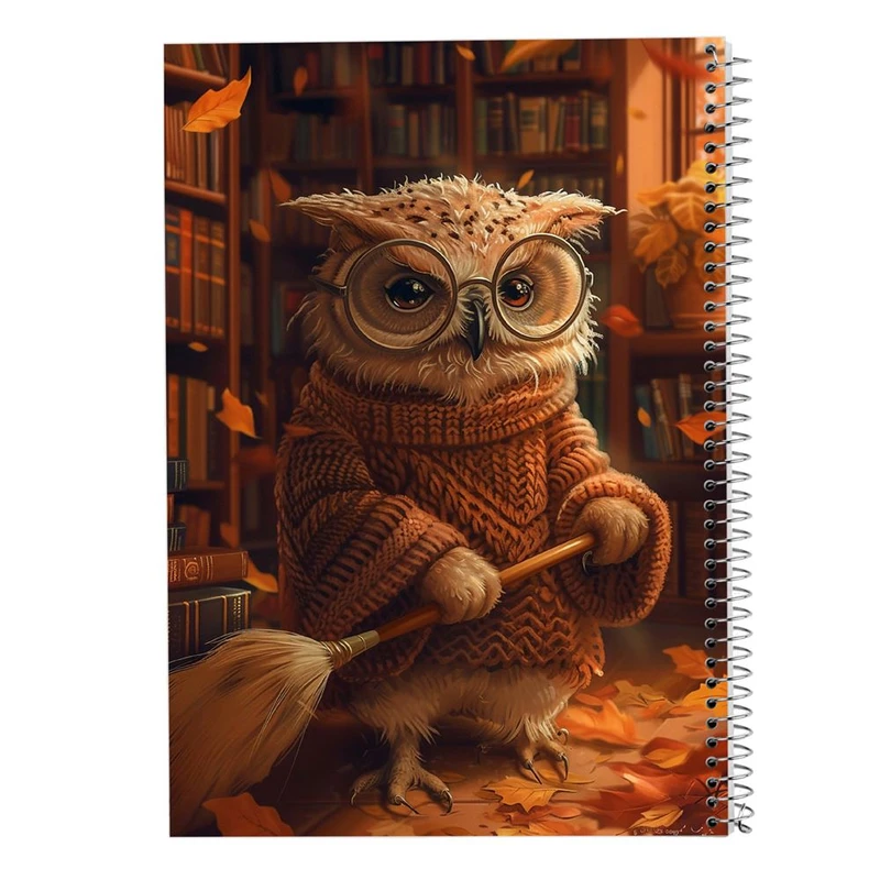 دفتر ژورنال نویسی 50 برگ مدوپد مدل نقطه ای طرح موجودات فانتزی کد DF16436