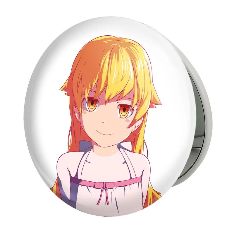 آینه جیبی خندالو طرح شینوبو اوشینو انیمه مونوگاتاری مدل تاشو کد 16224 