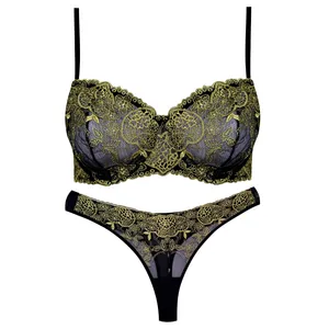 ست شورت و سوتین زنانه برتا مدل فنردار گل کد 5100-2420-BBG