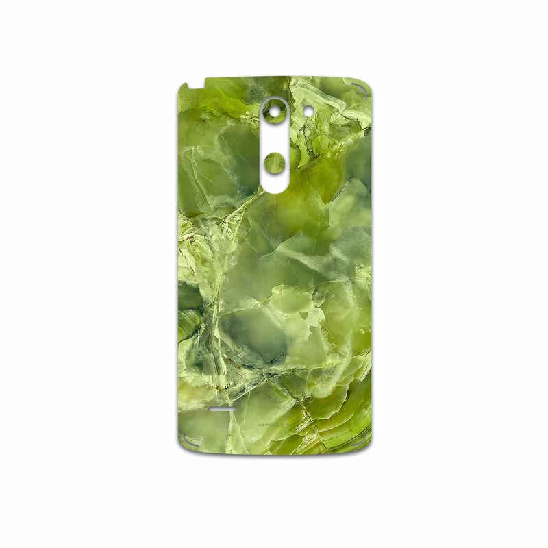 برچسب پوششی ماهوت مدل Green Crystal Marble مناسب برای گوشی موبایل ال جی G3 Stylus