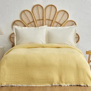 روتختی دو نفره کاراجا هوم مدل Perles Sari Muslin Pike C.K سایز 240x200 سانتی‌متر