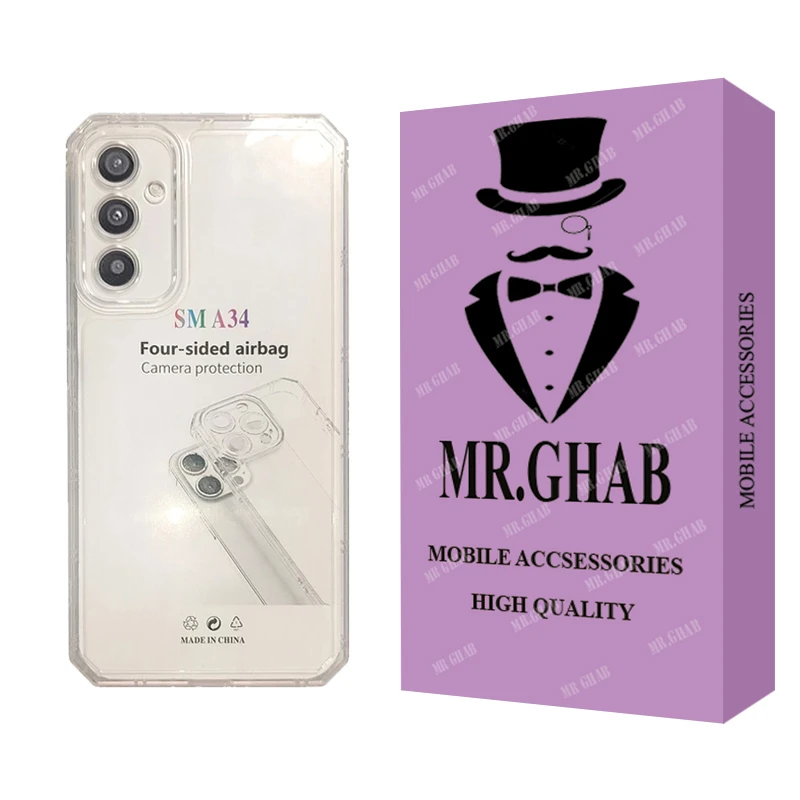 کاور مستر قاب مدل ژله ای مناسب برای گوشی موبایل سامسونگ Galaxy A34
