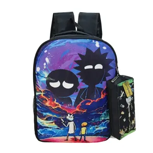 کوله پشتی رسپینا مدل ریک و مورتی به همراه جامدادی