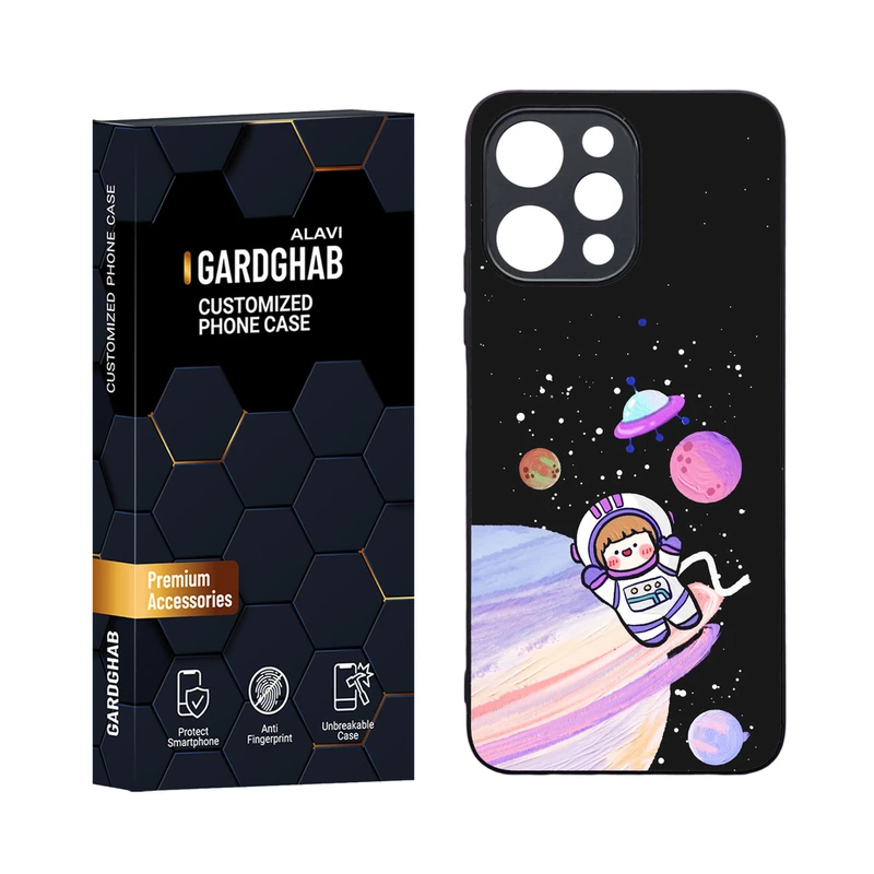 کاور گارد قاب مدل دورژله ای فانتزی مناسب برای گوشی موبایل شیائومی Redmi 12 4G / 5G