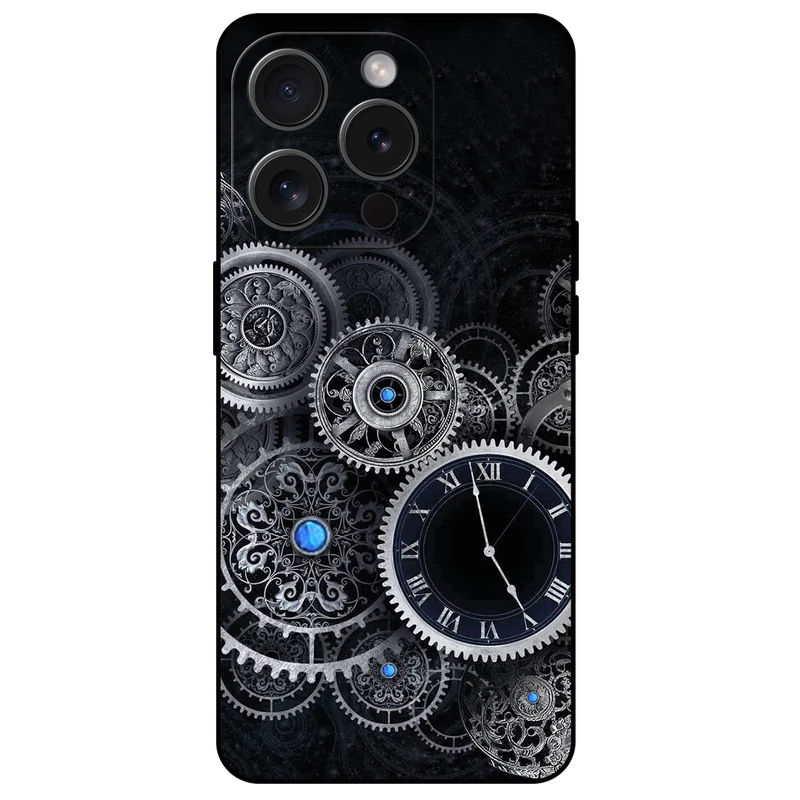 کاور مگافون طرح ساعت مدل 8161 مناسب برای گوشی موبایل اپل iPhone 15 Pro   
