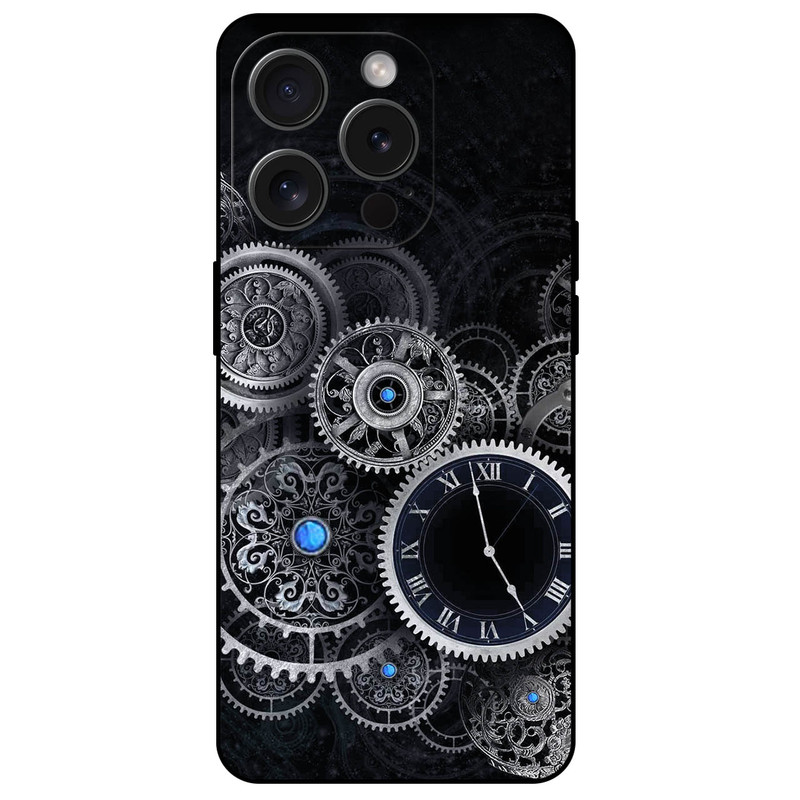 کاور مگافون طرح ساعت مدل 8161 مناسب برای گوشی موبایل اپل iPhone 15 Pro   