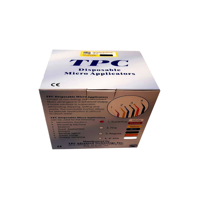 میکرو براش دندانپزشکی مدل TPC بسته 100 عددی میکرو براش دندانپزشکی مدل TPC بسته 100 عددی