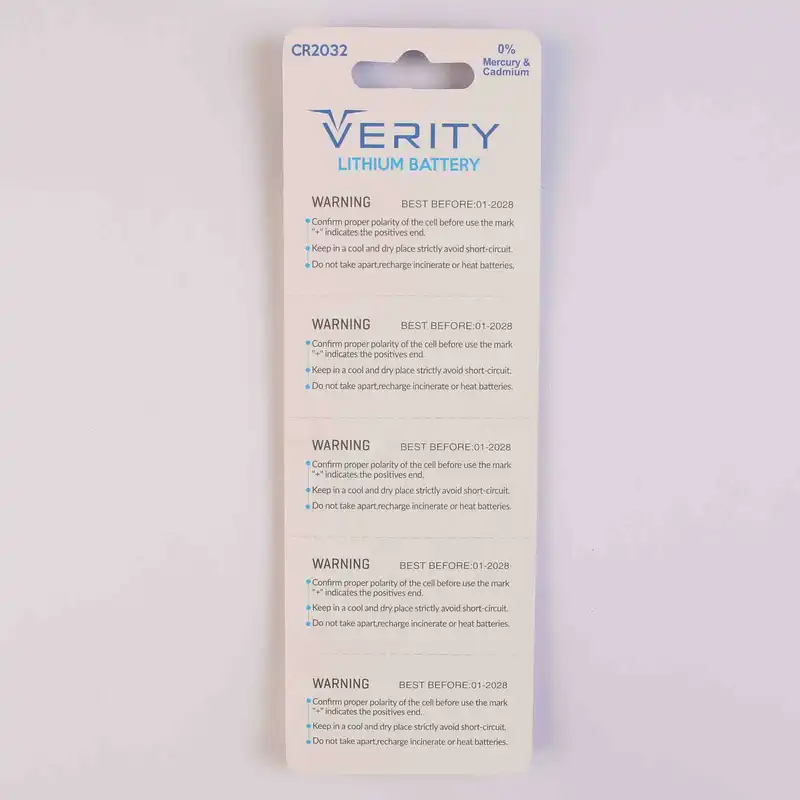 باتری سکه ای وریتی مدل CR 2032 بسته پنج عددی